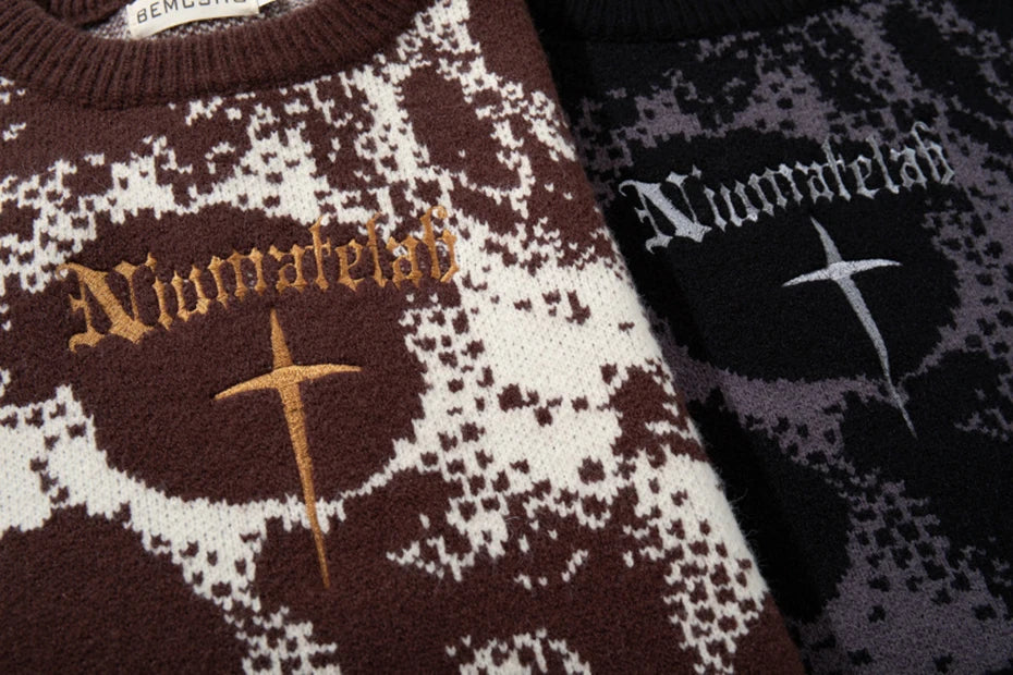 All-Over Skull Knit
