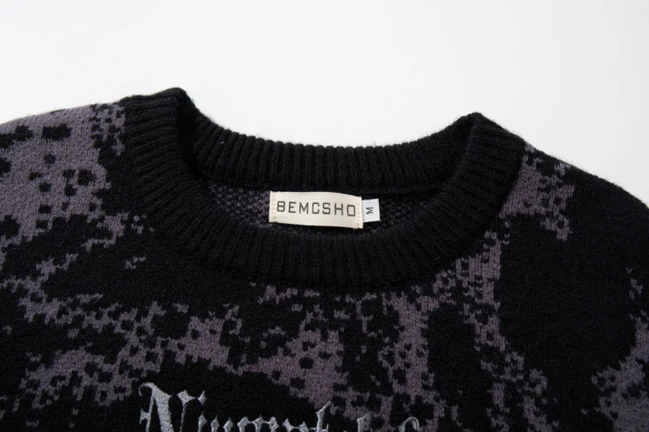 All-Over Skull Knit