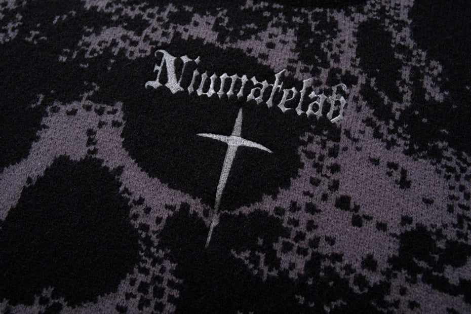 All-Over Skull Knit