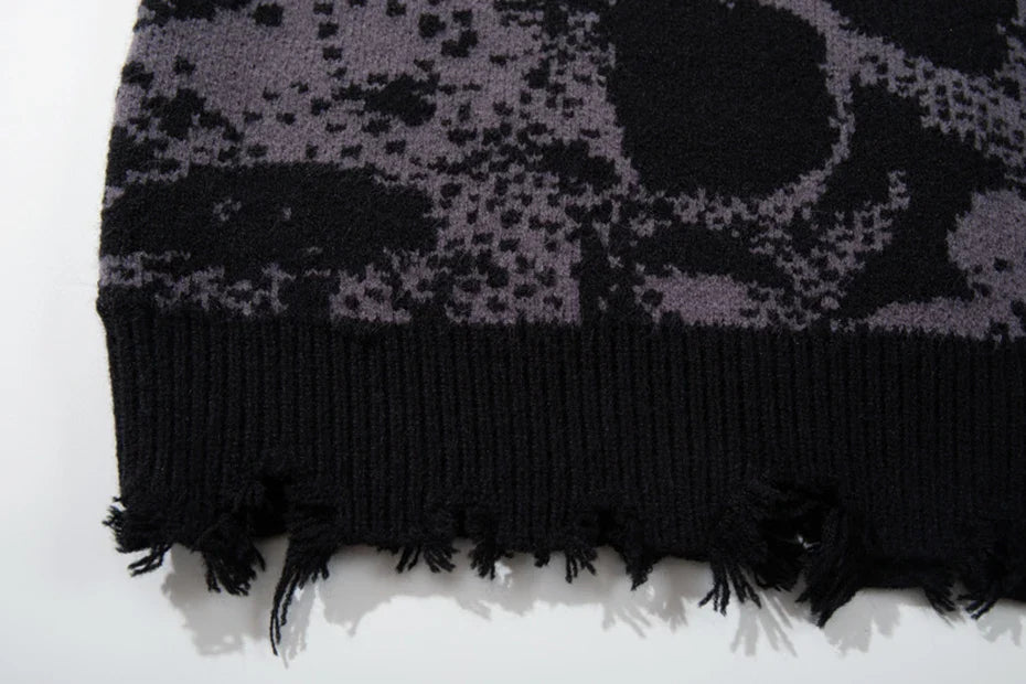 All-Over Skull Knit