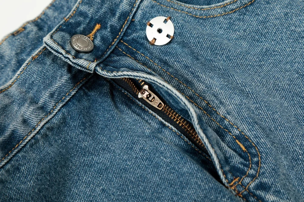 Asymmetrical Baggy Jeans