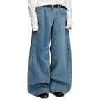 Asymmetrical Baggy Jeans