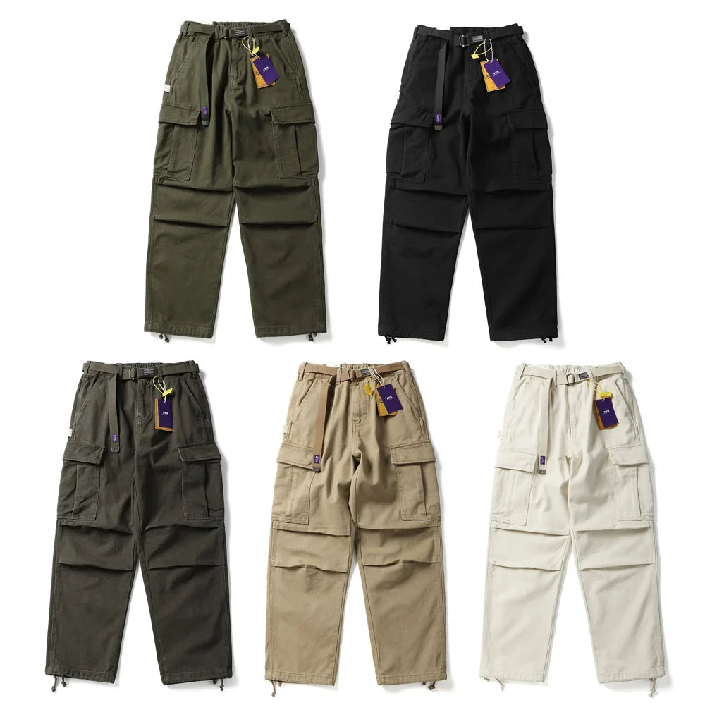 BREAD & DENIM Washed Twill Military Pants