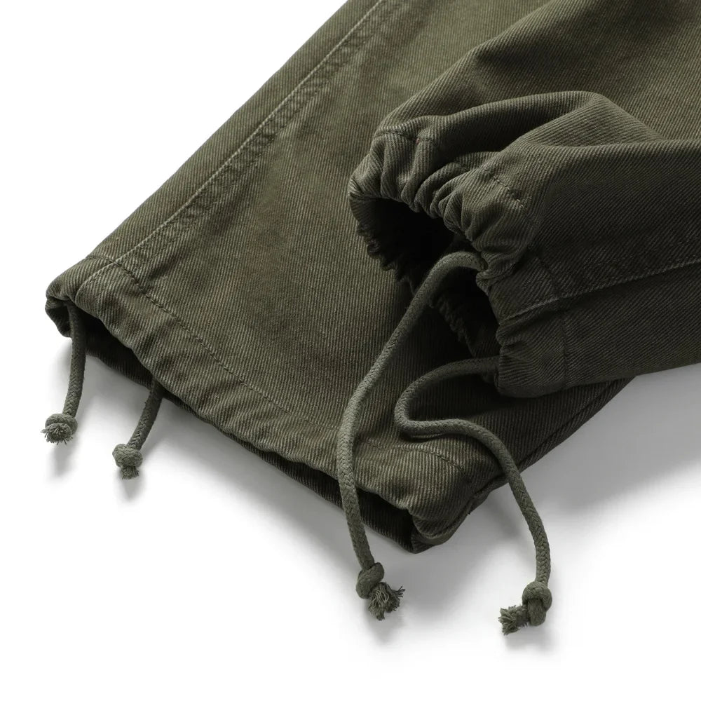 BREAD & DENIM Washed Twill Military Pants