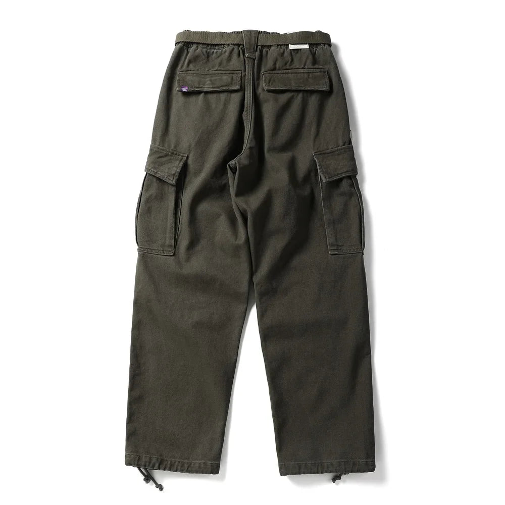 BREAD & DENIM Washed Twill Military Pants
