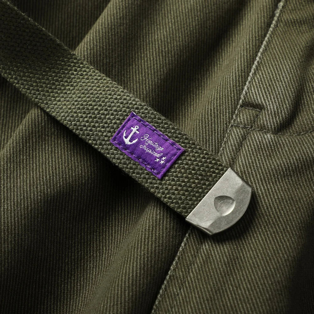 BREAD & DENIM Washed Twill Military Pants