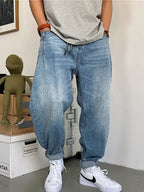 Balloon Fit Tapered Jeans