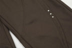 Barrel Leg Twill Pants