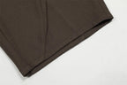 Barrel Leg Twill Pants