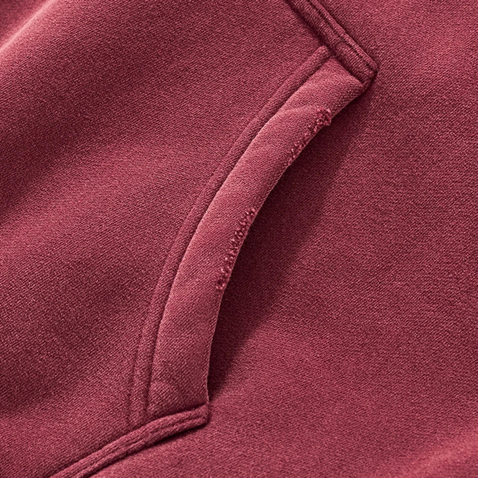 Essential Boxy Crop Washed Zip-Up Hoodie