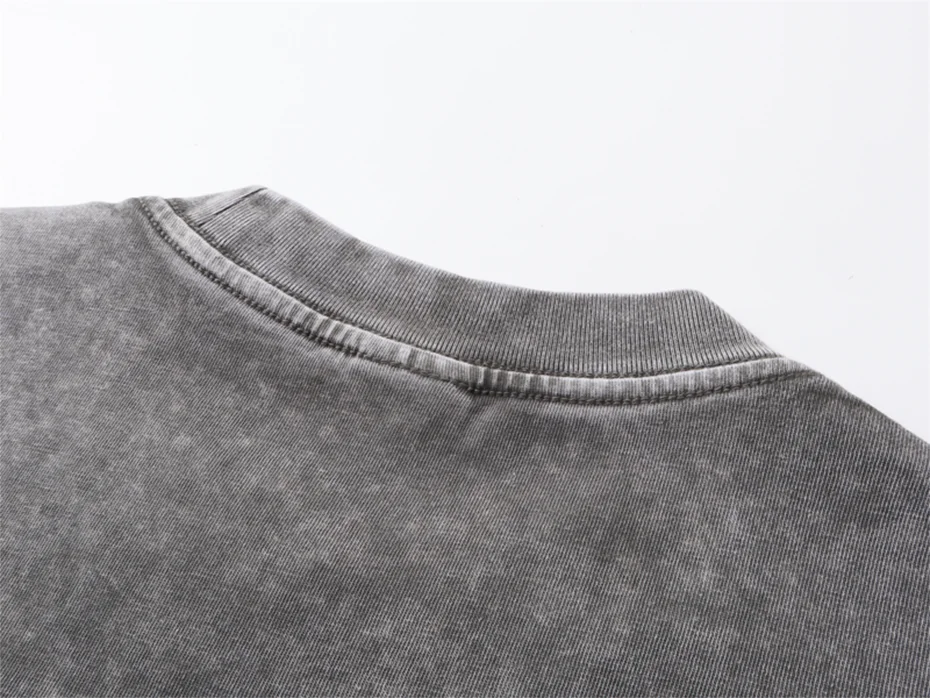 Essential Boxy Fit Washed Drop Sleeve T-Shirt