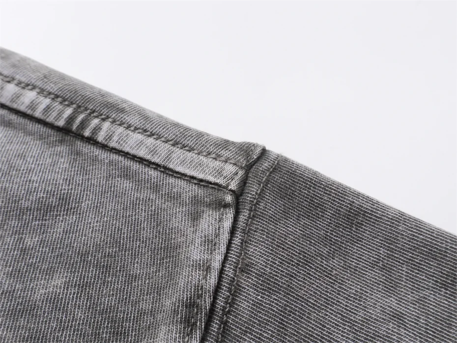 Essential Boxy Fit Washed Drop Sleeve T-Shirt
