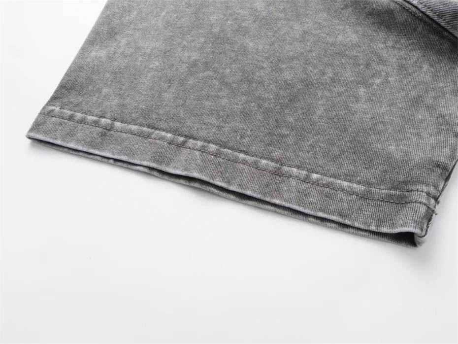 Essential Boxy Fit Washed Drop Sleeve T-Shirt