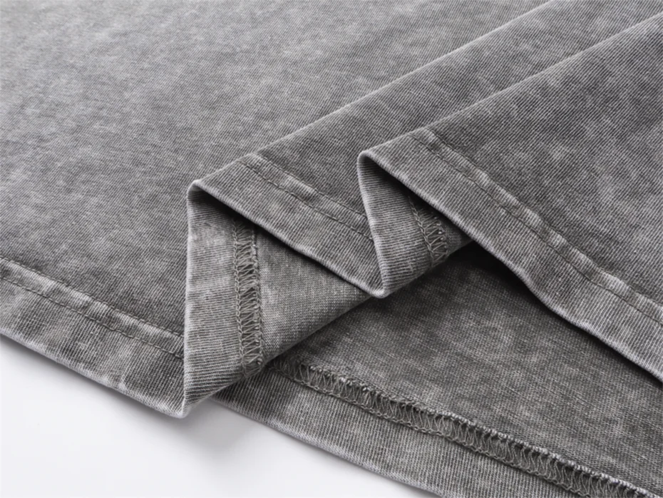Essential Boxy Fit Washed Drop Sleeve T-Shirt