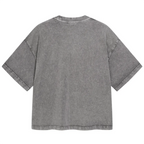 Essential Boxy Fit Washed Drop Sleeve T-Shirt