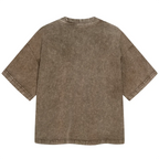 Essential Boxy Fit Washed Drop Sleeve T-Shirt