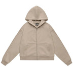 Essential Boxy Zip-up Hoodie