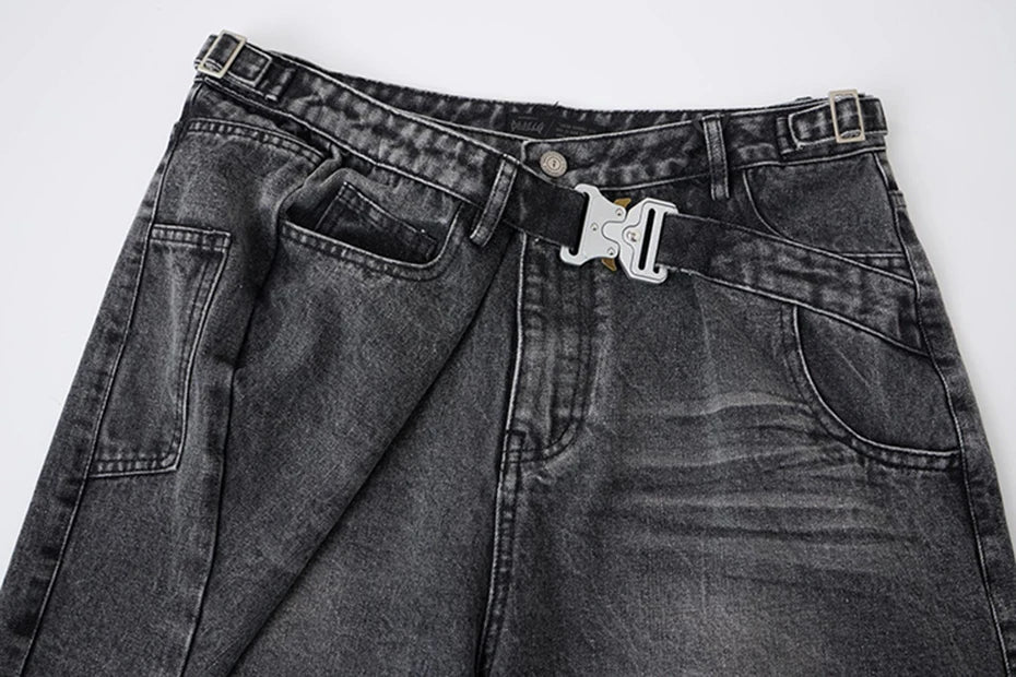 Buckle Detail Jorts