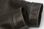 Butterfly Embossed Faux Leather Jacket