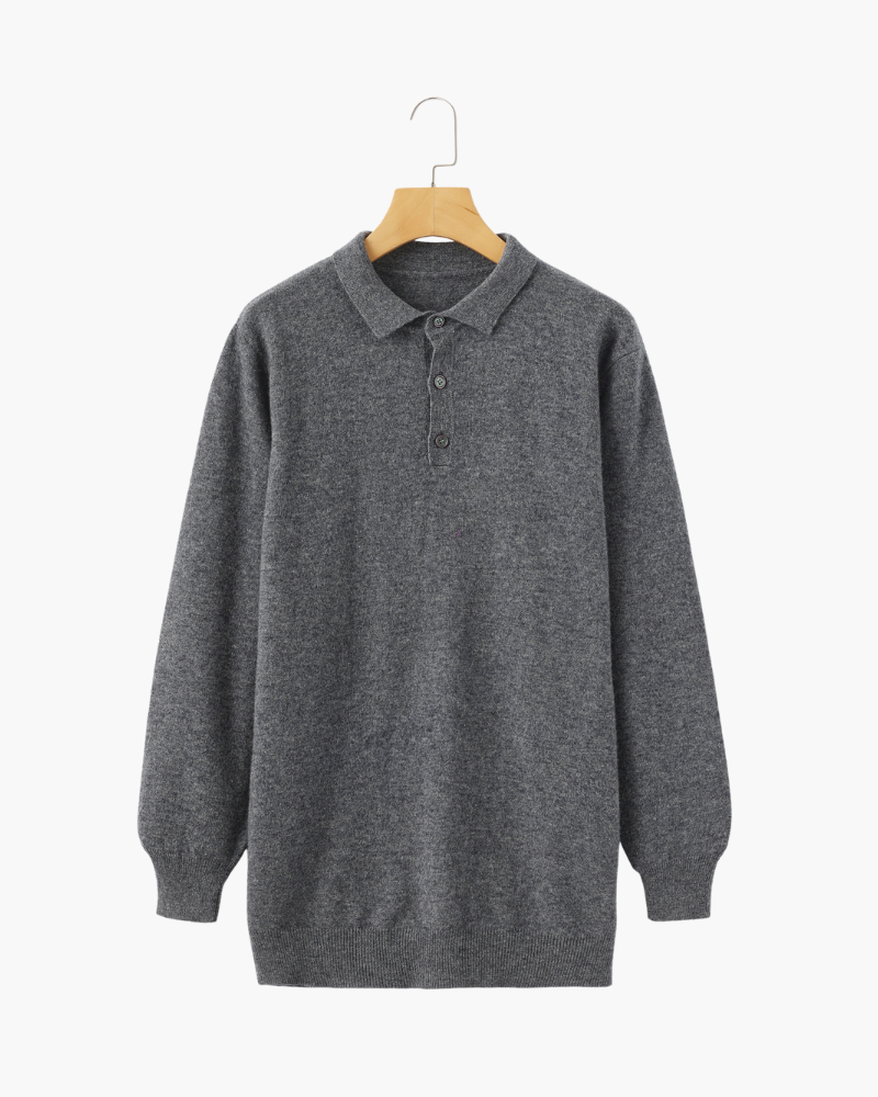 Pure Cashmere Polo Shirt