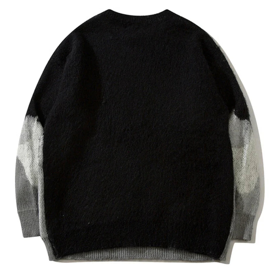 Cat Graphic Knitted Sweater