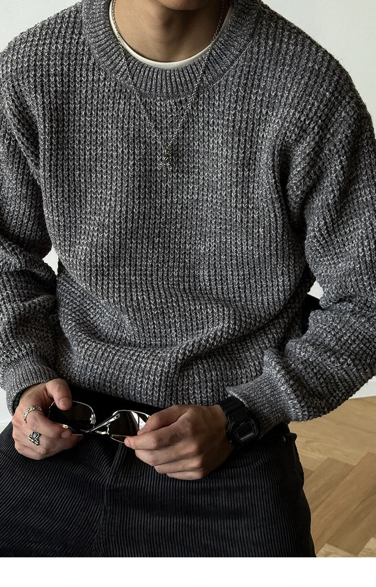 Chenille Crewneck Sweater