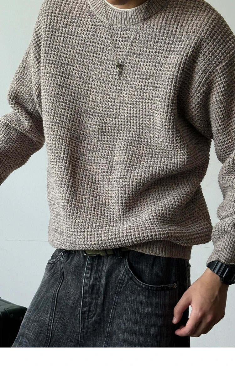 Chenille Crewneck Sweater