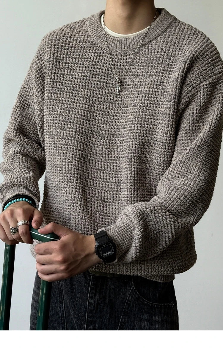 Chenille Crewneck Sweater