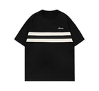 Chest Stripe Dropped Sleeve T-Shirt