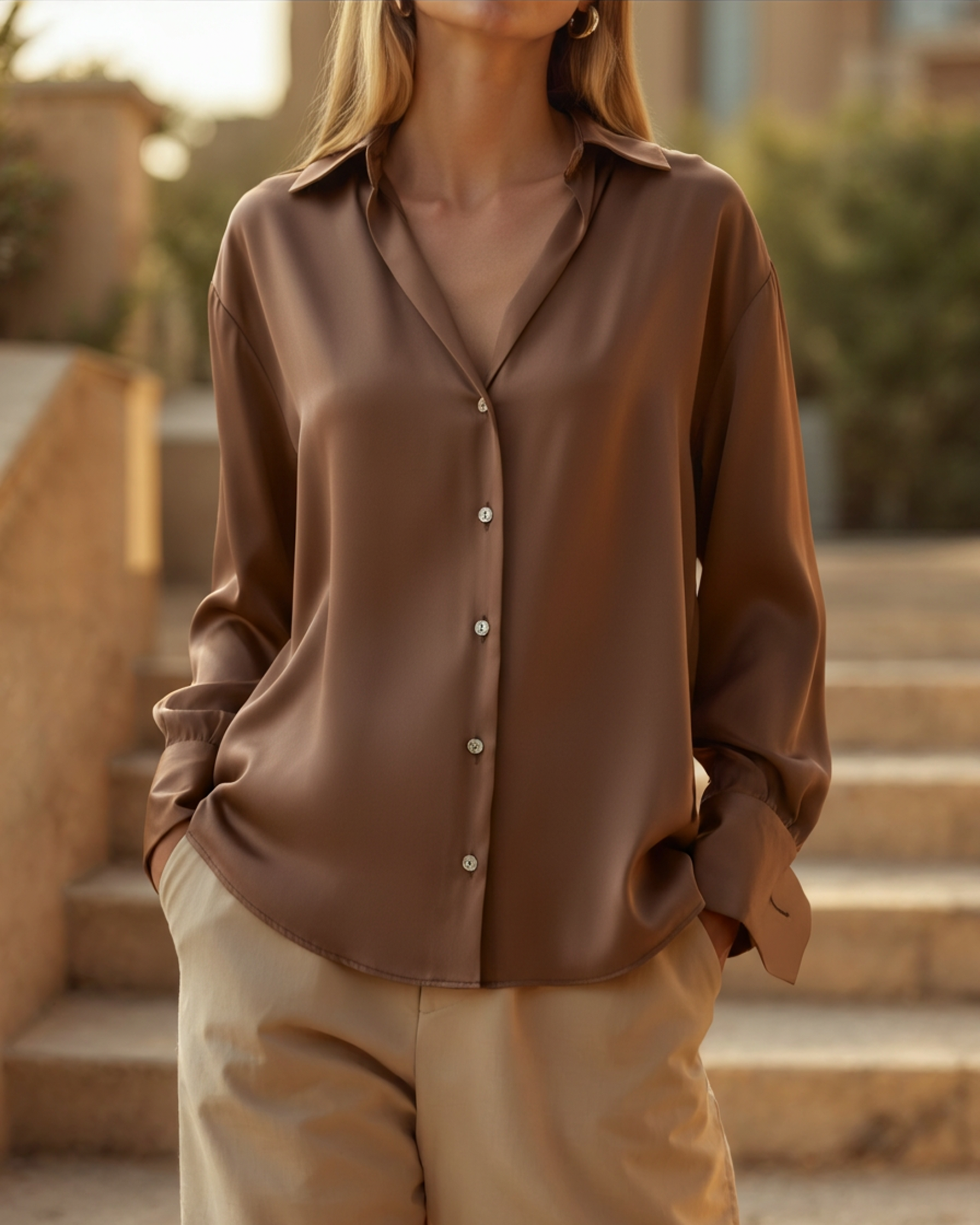 Timeless Elegance Button-Up