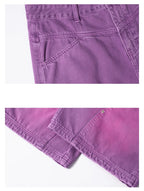 Colour Wash Denim Carpenter Shorts