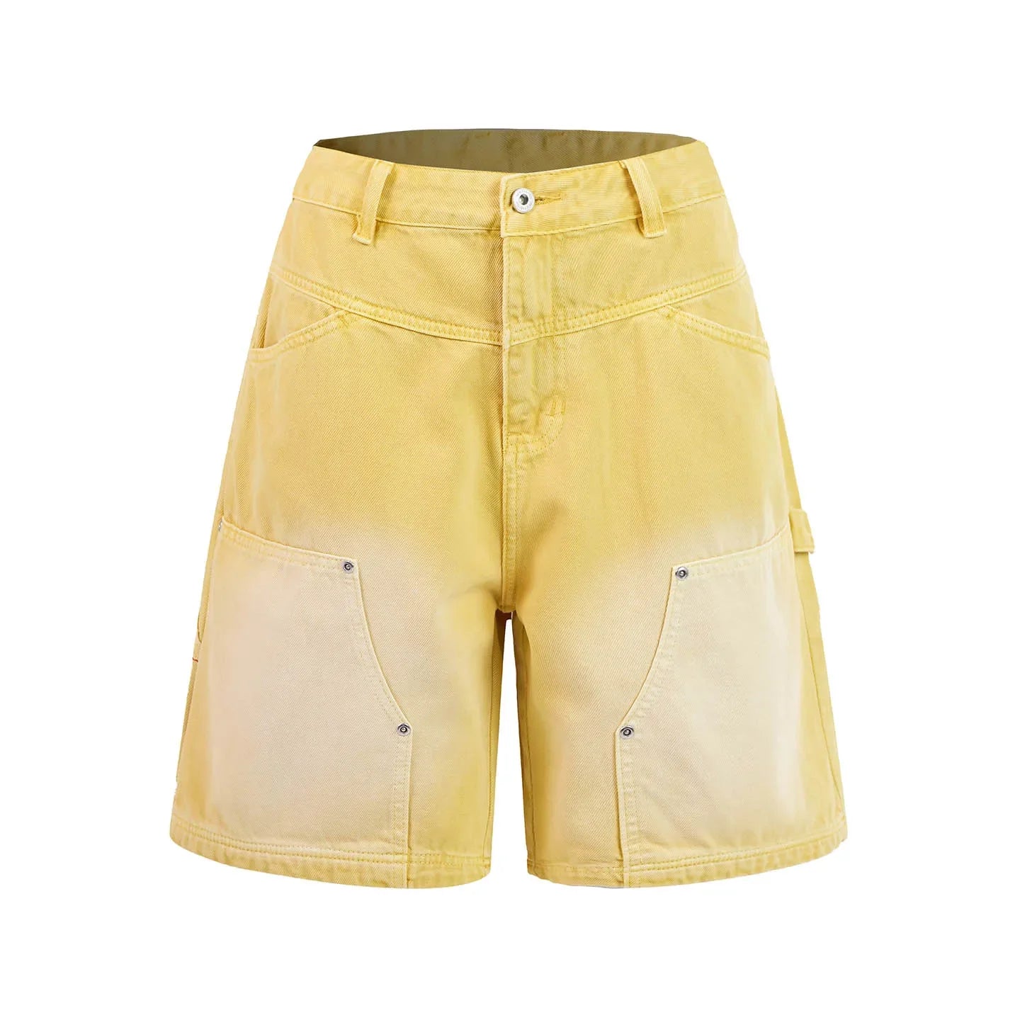 Colour Wash Denim Carpenter Shorts