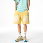 Colour Wash Denim Carpenter Shorts