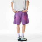 Colour Wash Denim Carpenter Shorts
