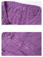 Colour Wash Denim Carpenter Shorts