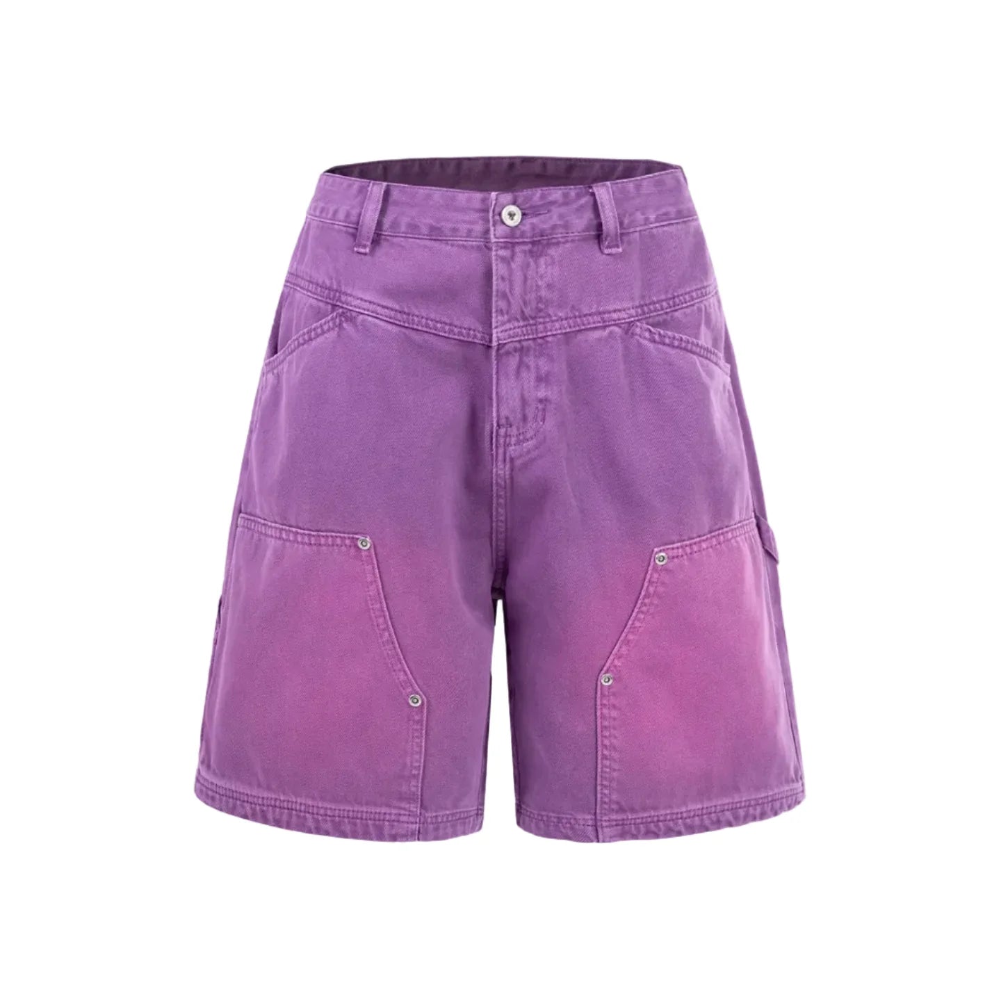 Colour Wash Denim Carpenter Shorts
