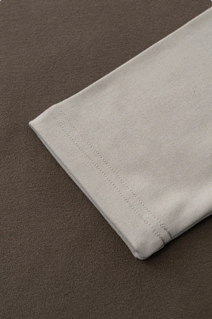 Essential Contrast Double Layer Long Sleeve T-Shirt