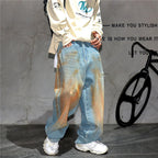 Copper Dust Baggy Denim Jeans