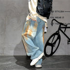 Copper Dust Baggy Denim Jeans