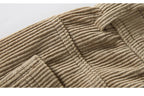 Corduroy Barrel Leg Trousers