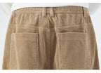 Corduroy Barrel Leg Trousers