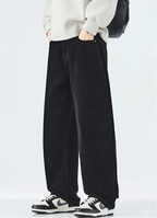 Corduroy Barrel Leg Trousers