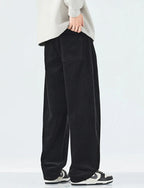 Corduroy Barrel Leg Trousers