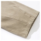 Cotton Twill Workwear Barrel Leg Pants