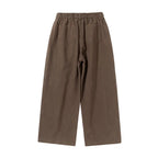 Cotton Twill Workwear Barrel Leg Pants