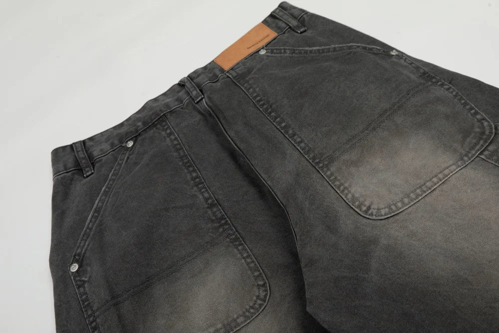 Curved Baggy Carpenter Jeans