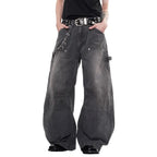 Curved Baggy Carpenter Jeans