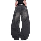Curved Baggy Carpenter Jeans