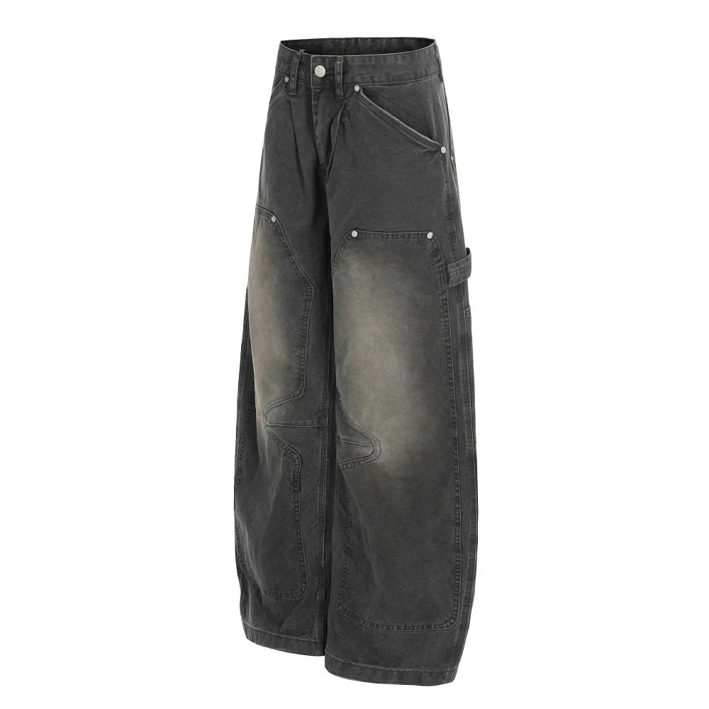 Curved Baggy Carpenter Jeans