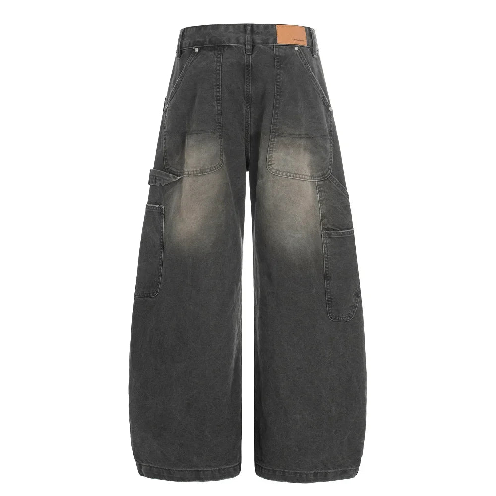 Curved Baggy Carpenter Jeans